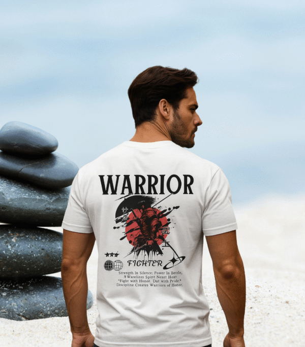 Warrior Power Oversized T-Shirt for Men | Bold Streetwear Look
